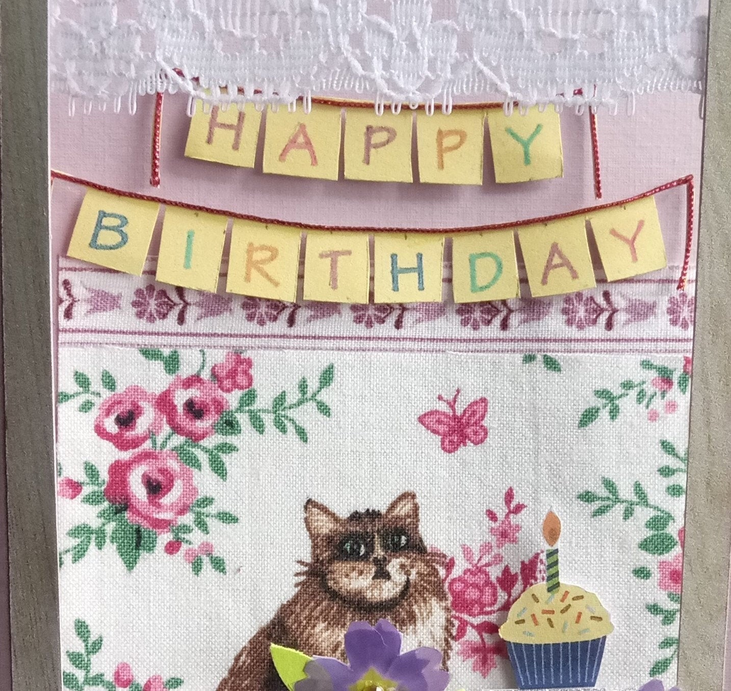 Flower Box Birthday Card, Open Window Design, See Item Details Etsy