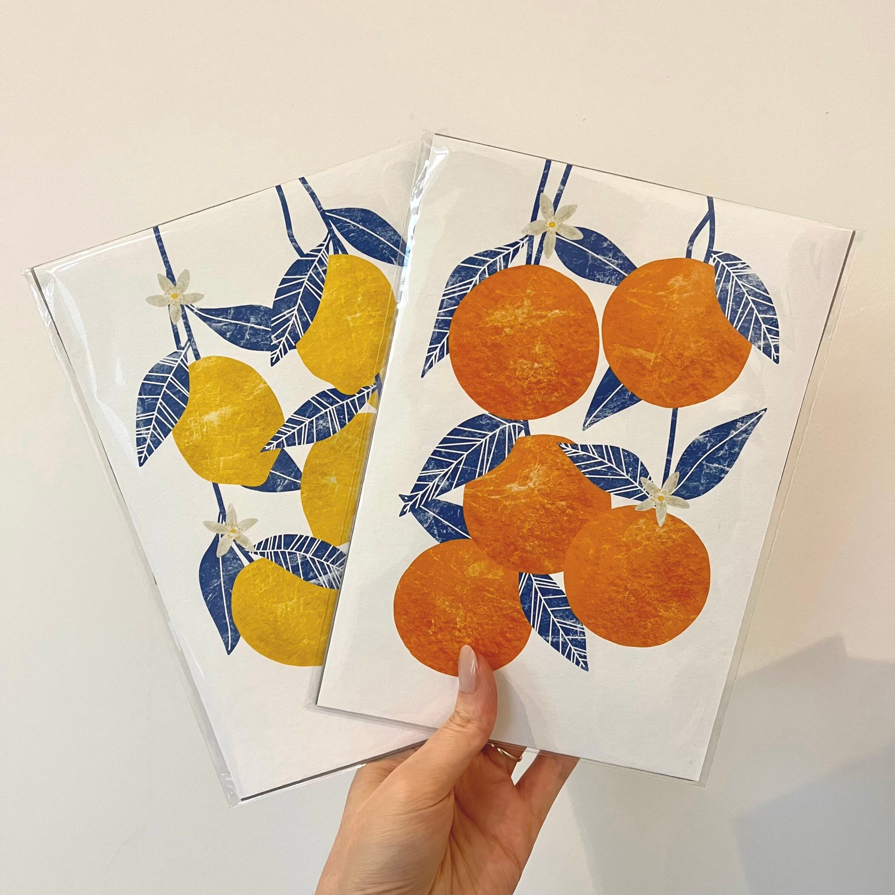 Abstract Oranges Wall Art / Citrus Fruit Print / Orange Blossom Botanical  Print / Kitchen Home Decor / Orange and Blue Art - Etsy