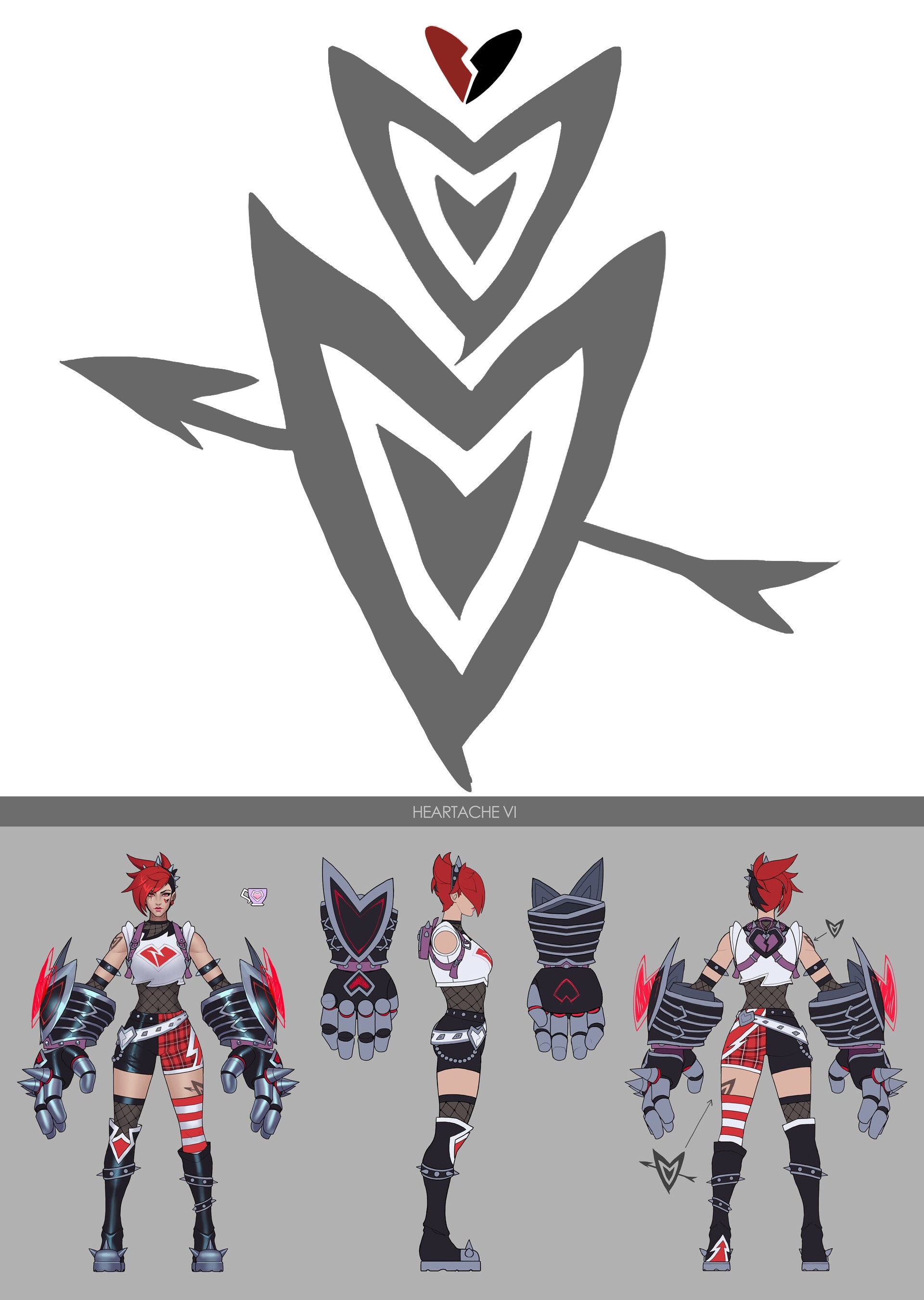 Heartache Vi Tattoo File - Etsy