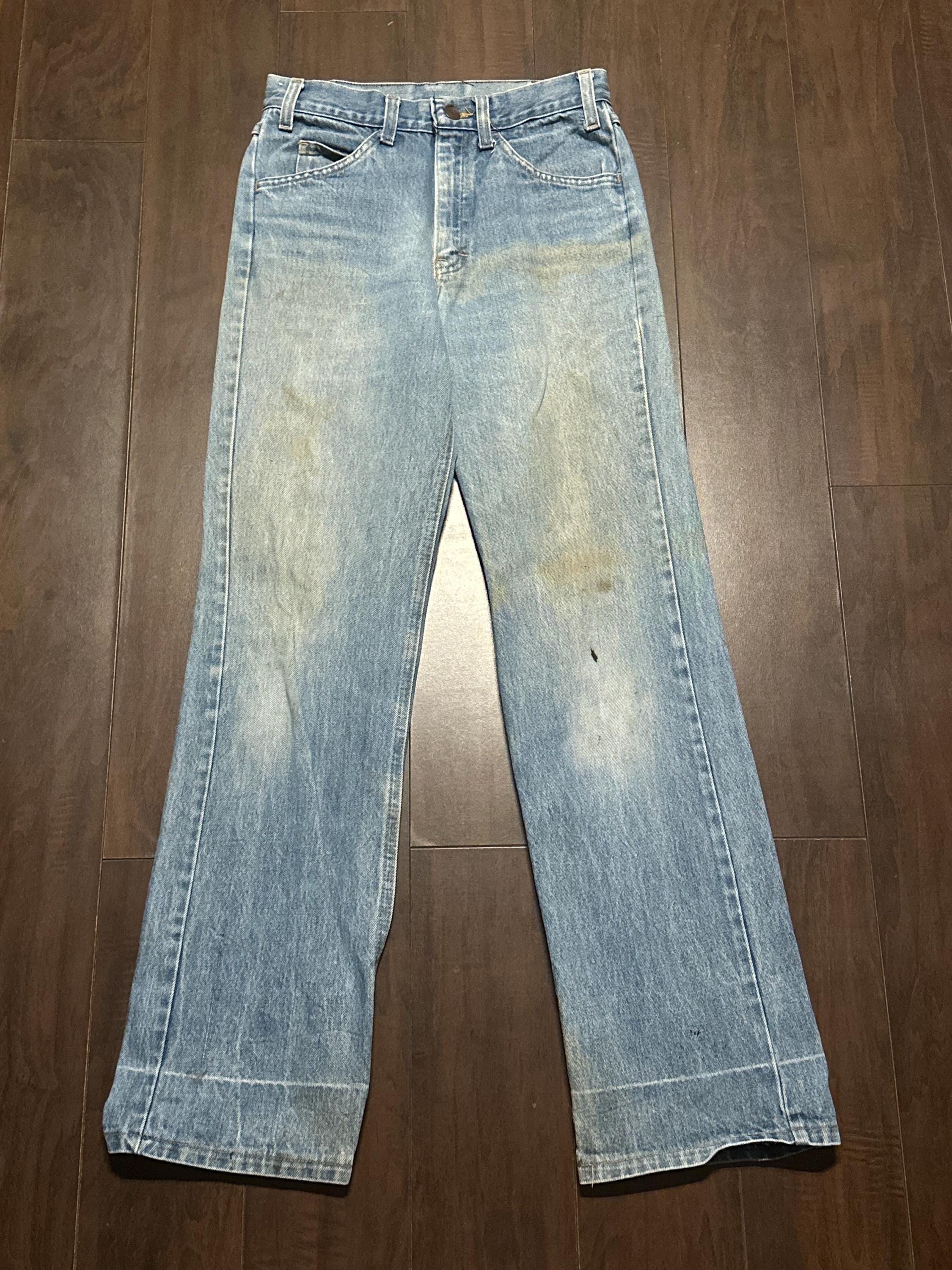 Vintage 1970s JC Penney's Denim Jeans Western Talon Zipper