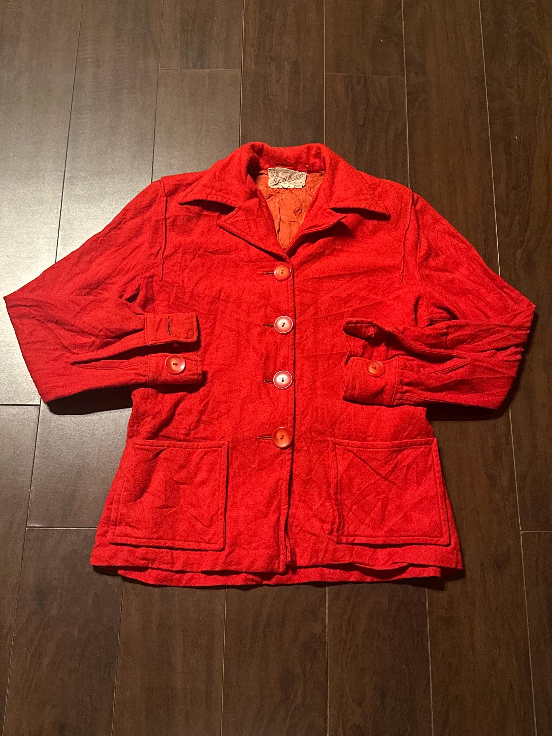 Merrill Wool Jacket - Etsy