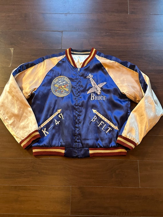Vintage 1990s Souvenir Jacket Korea 195354 Airmen’s … Gem