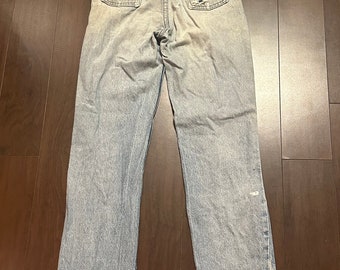 Pantalon en jean Levi's Strauss Co 516 Red Tab Denim vintage des années 1990 Etats-Unis