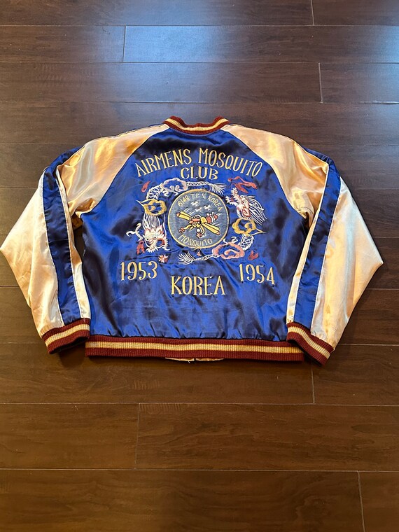 Vintage 1990s Souvenir Jacket Korea 195354 Airmen’s … Gem