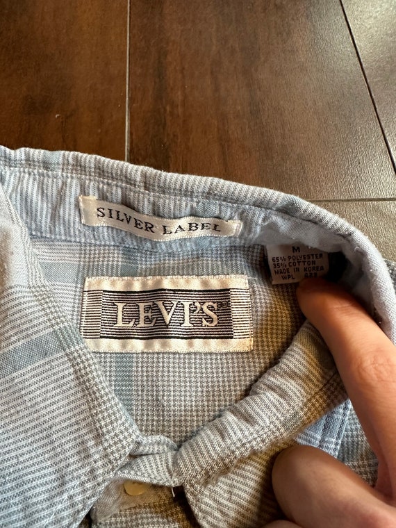 Vintage 1980s/90s Levi’s Silver Label White Tab B… - image 6