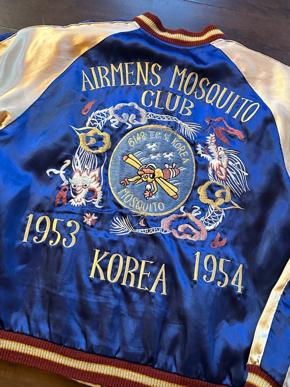 Vintage 1990s Souvenir Jacket Korea 195354 Airmen’s … Gem