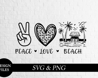 Free Free 253 Peace Love Beach Svg SVG PNG EPS DXF File