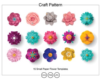 Download Felt Flower Svg Etsy