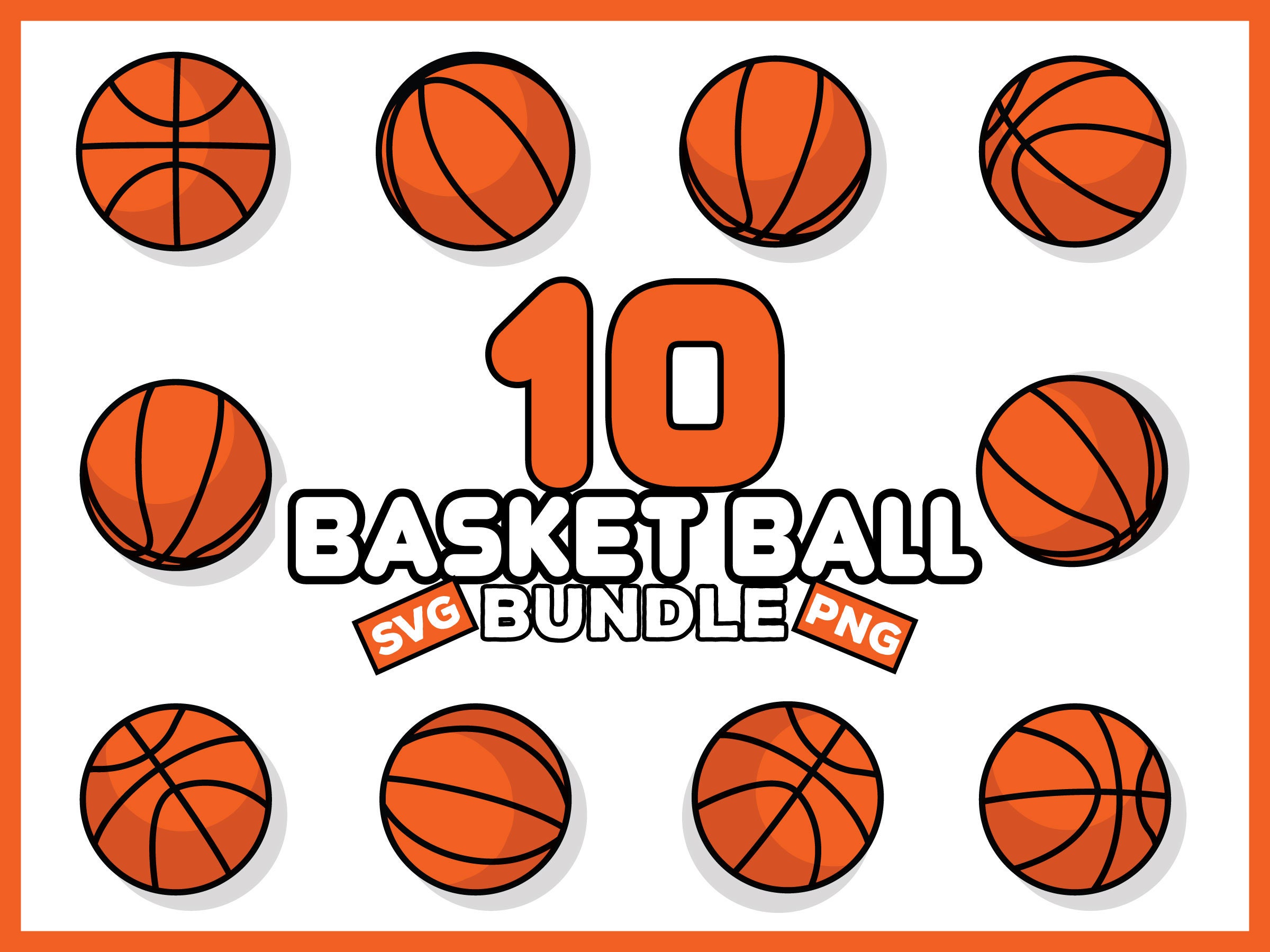 Download 10 Basketball Svg Bundle, Basketball Svg Files, Sports Svg ...