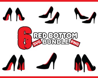 red bottom inspired heels
