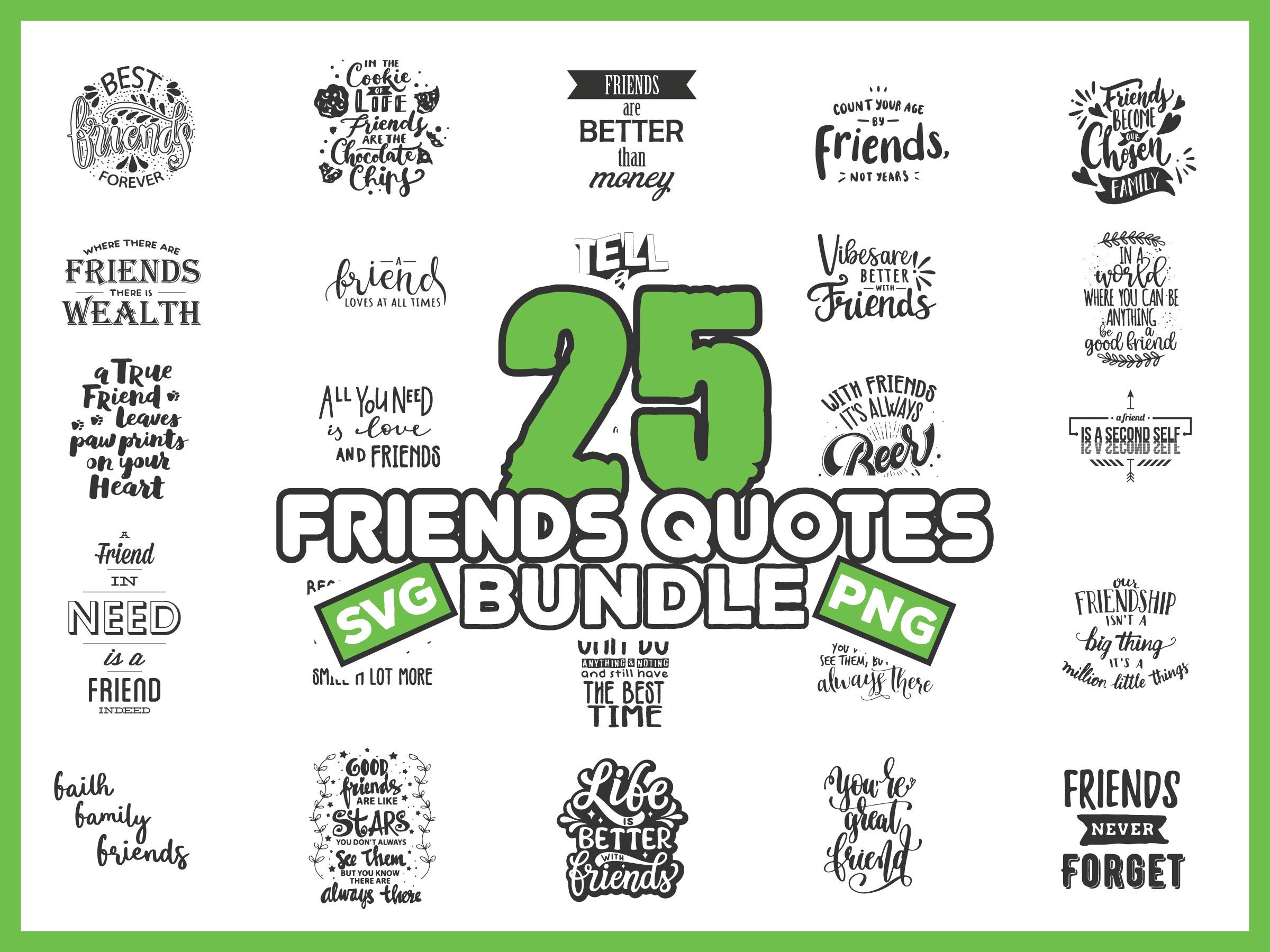 Download 25 Friends Quotes Svg Bundle, Best Friend Svg Files ...