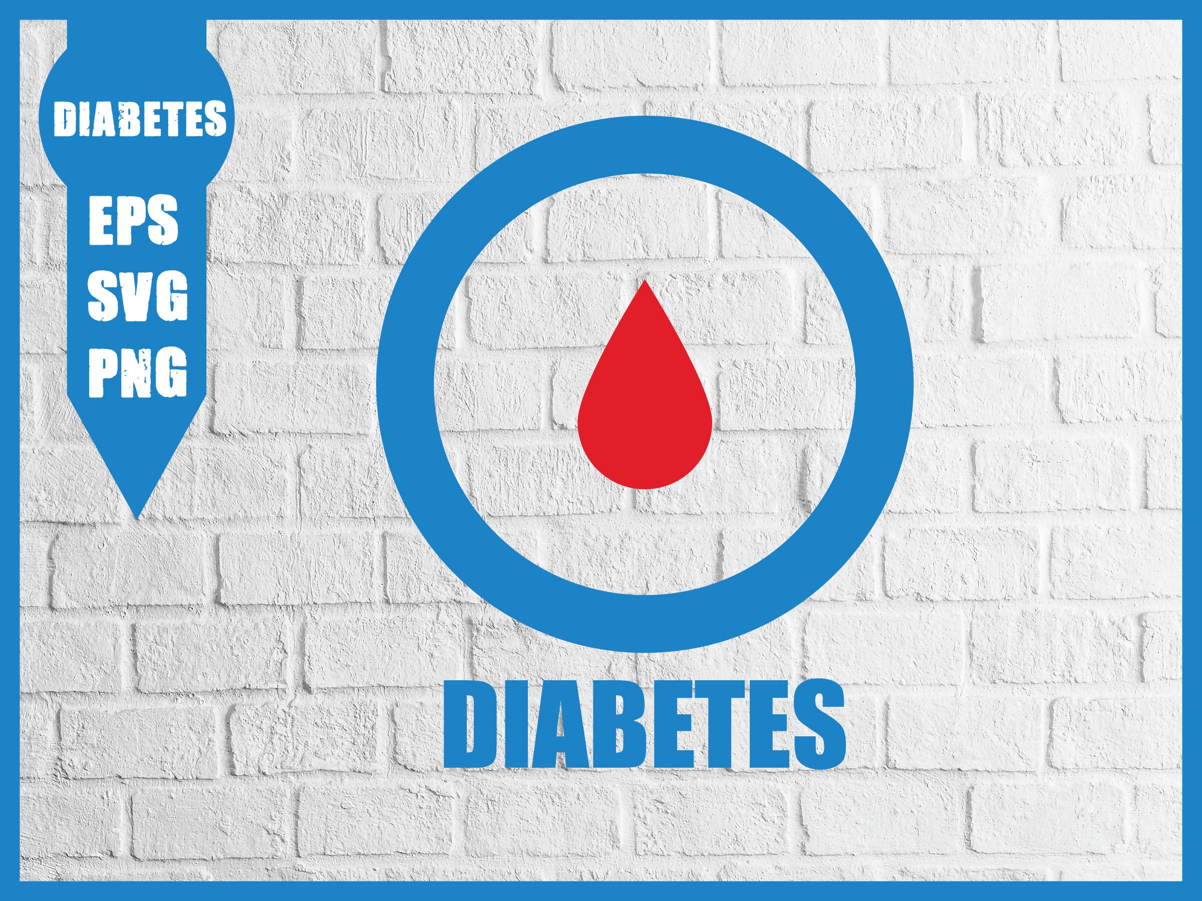 Diabetes Svg Diabetes Sign Svg Diabetes Logo Svg Type 1 Etsy