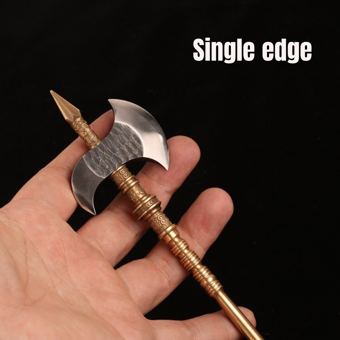 6 L Miniature Ancient Chinese Battle Axe Short Handle Etsy Australia