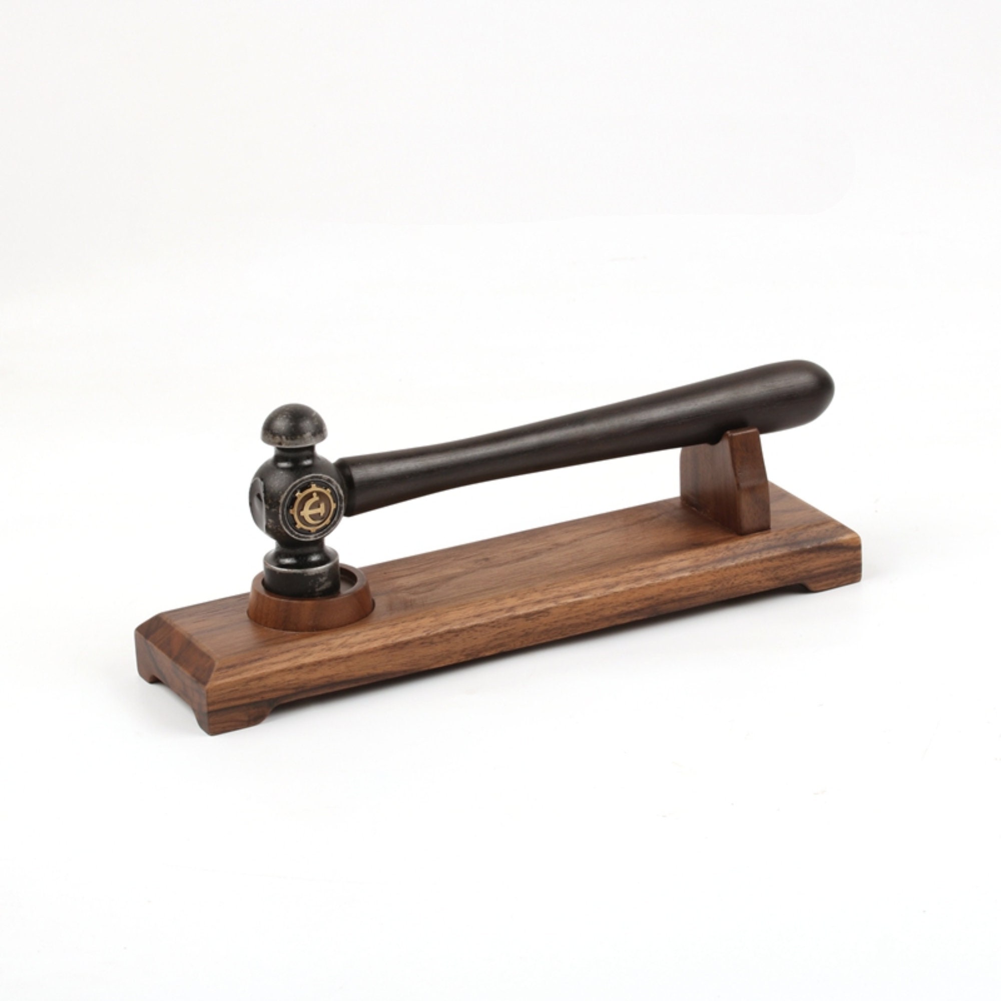 American Black Walnut Hammer Base Tabletop Hammer Holder Etsy