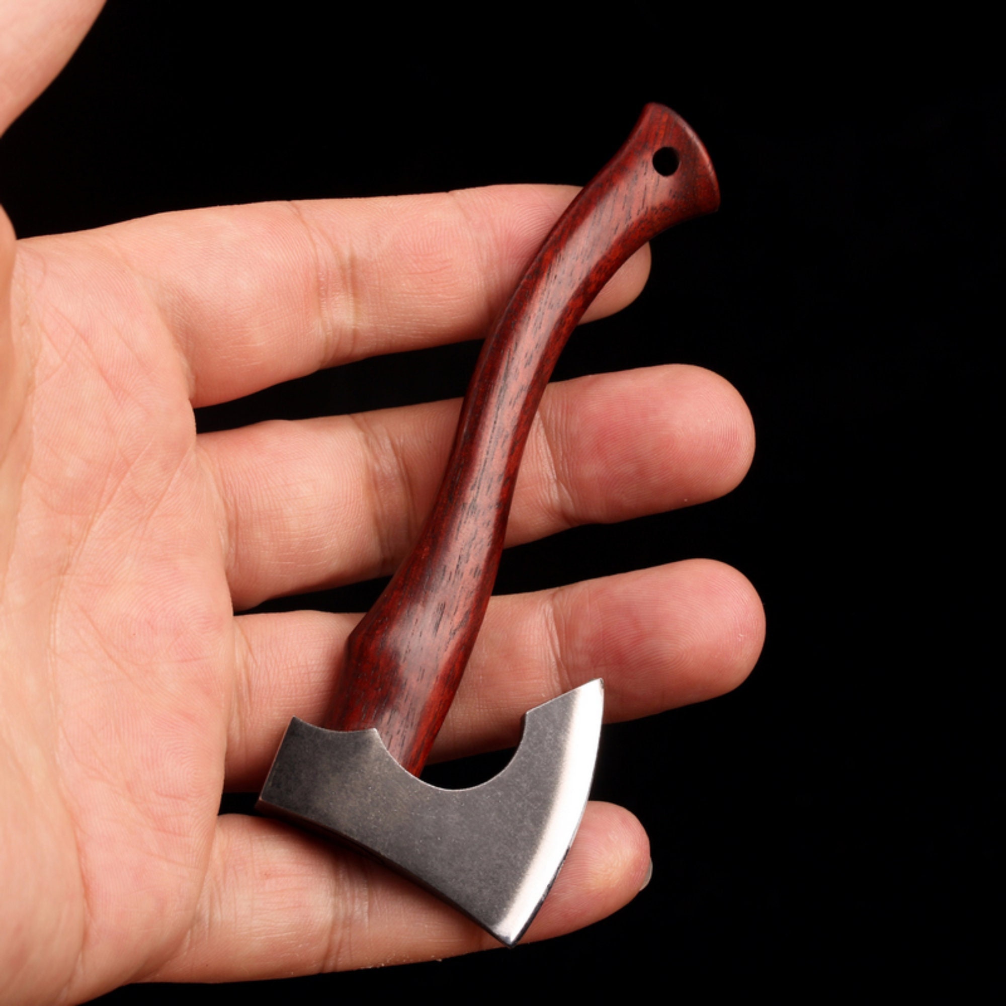 1 6 Scale Miniature Viking Axe Mini Real Steel Tomahawk Mini