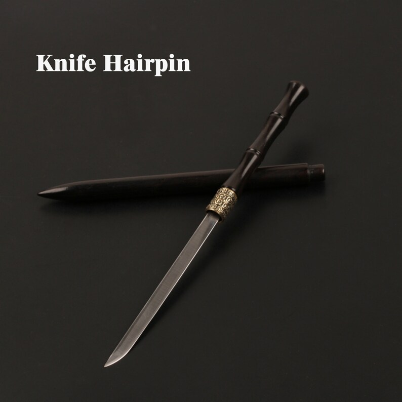 7.3L Hairpin Knife Hairpin Sword Miniature Steel Etsy