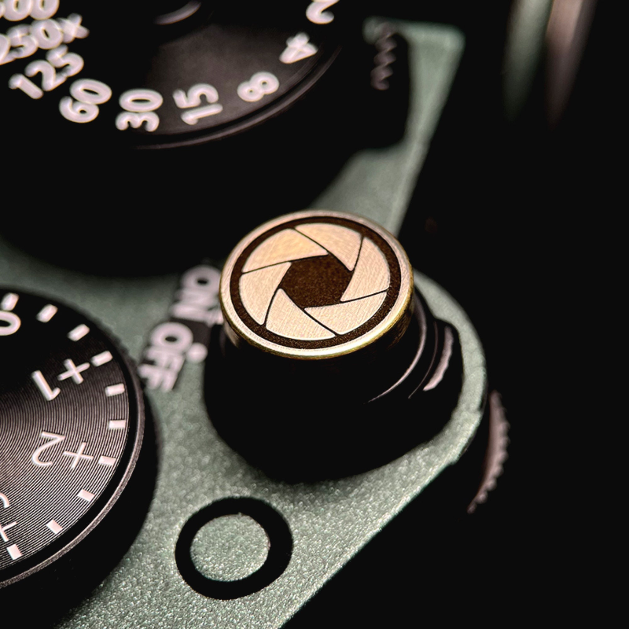 Customizable Brass Fuji/leica/nikon/canon Camera Threaded Shutter Button. Shutter  Release. Custom Gift for Photography Lovers 