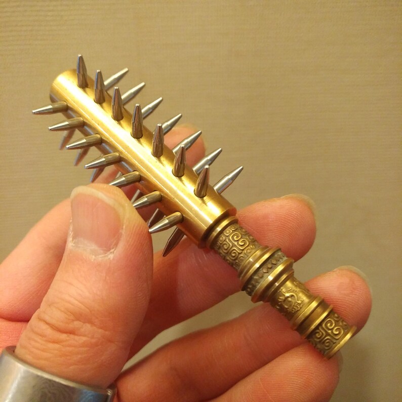 1 6 Scale Miniature Ancient Chinese Spiked Mace Barbed Club Etsy