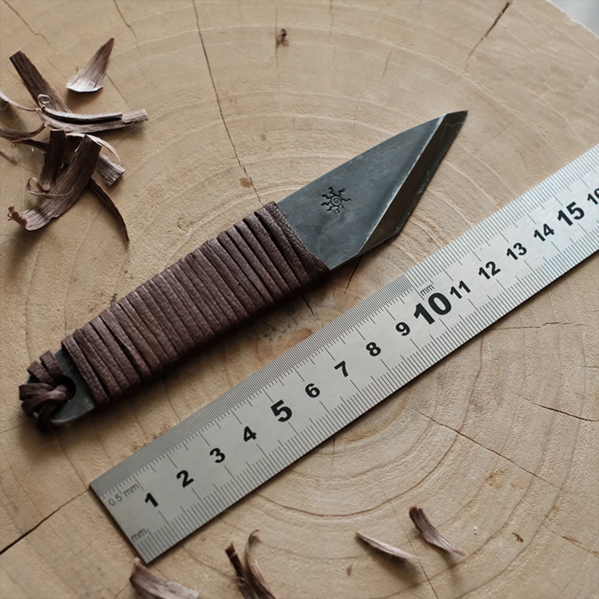 Focuser Carving Long 52100 Steel Forged Sloyd Knife 80mm FC101
