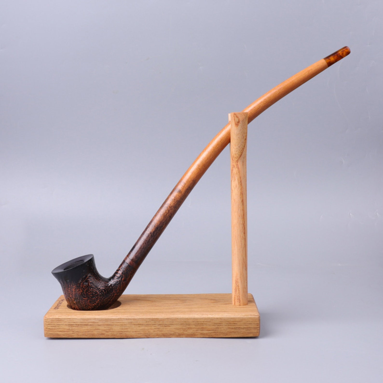 Muxiangchurchwarden Pipe Wooden Stand Long Stem Tobacco Pipe Etsy