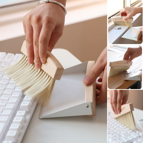 Mini Broom and Dustpan Set Beech Wood Dustpan and Brush Etsy