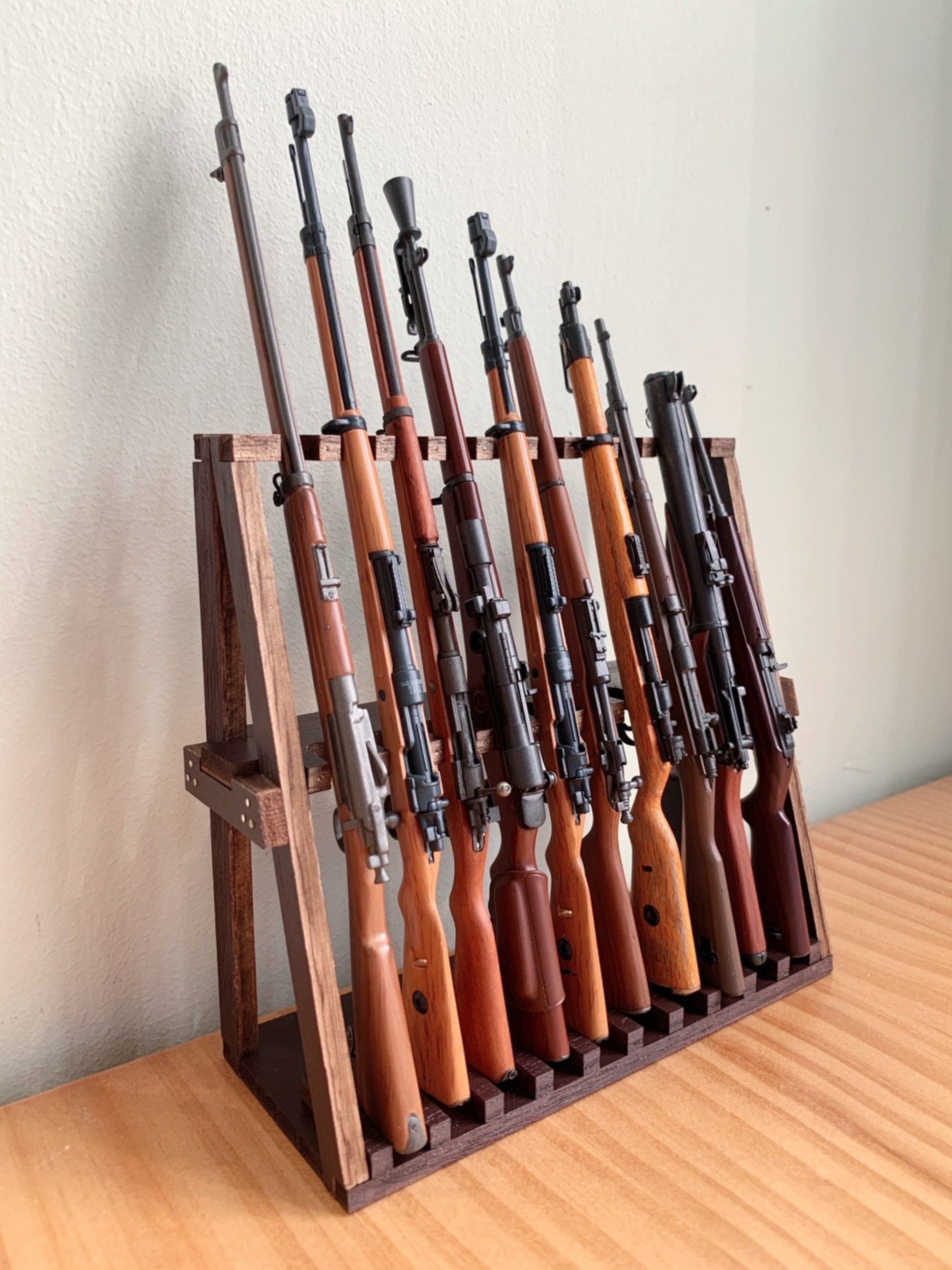 16 Scale Miniature Doublelayer Gun Rack Holder Etsy