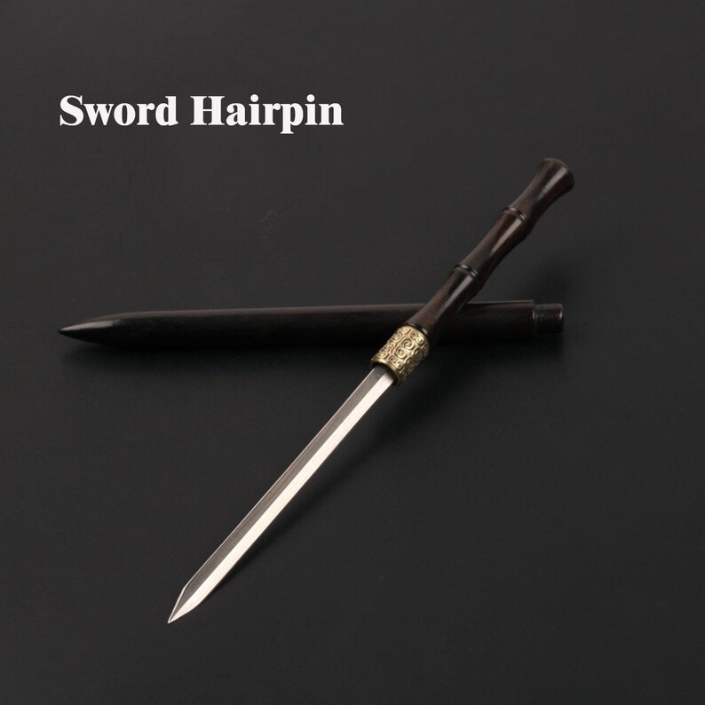 7.3L Hairpin Knife Hairpin Sword Miniature Steel Etsy