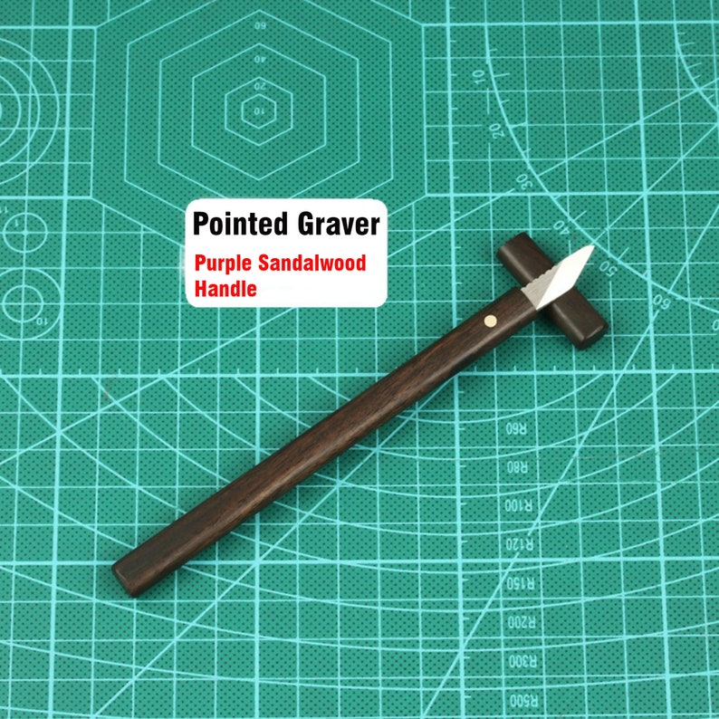 Handmade M390 Powder Steel Carving Tool Engraving Burin Etsy