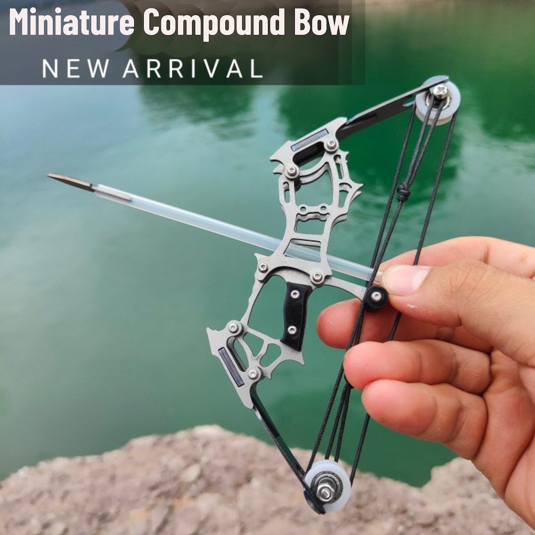 16 Scale Miniature Real Compound Bow, Pulley Bow, Recurve Bow, Archery