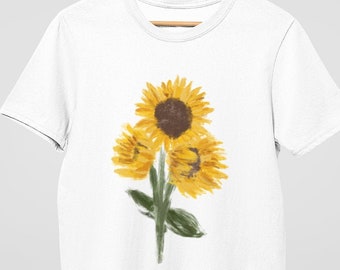sunflower print tshirt