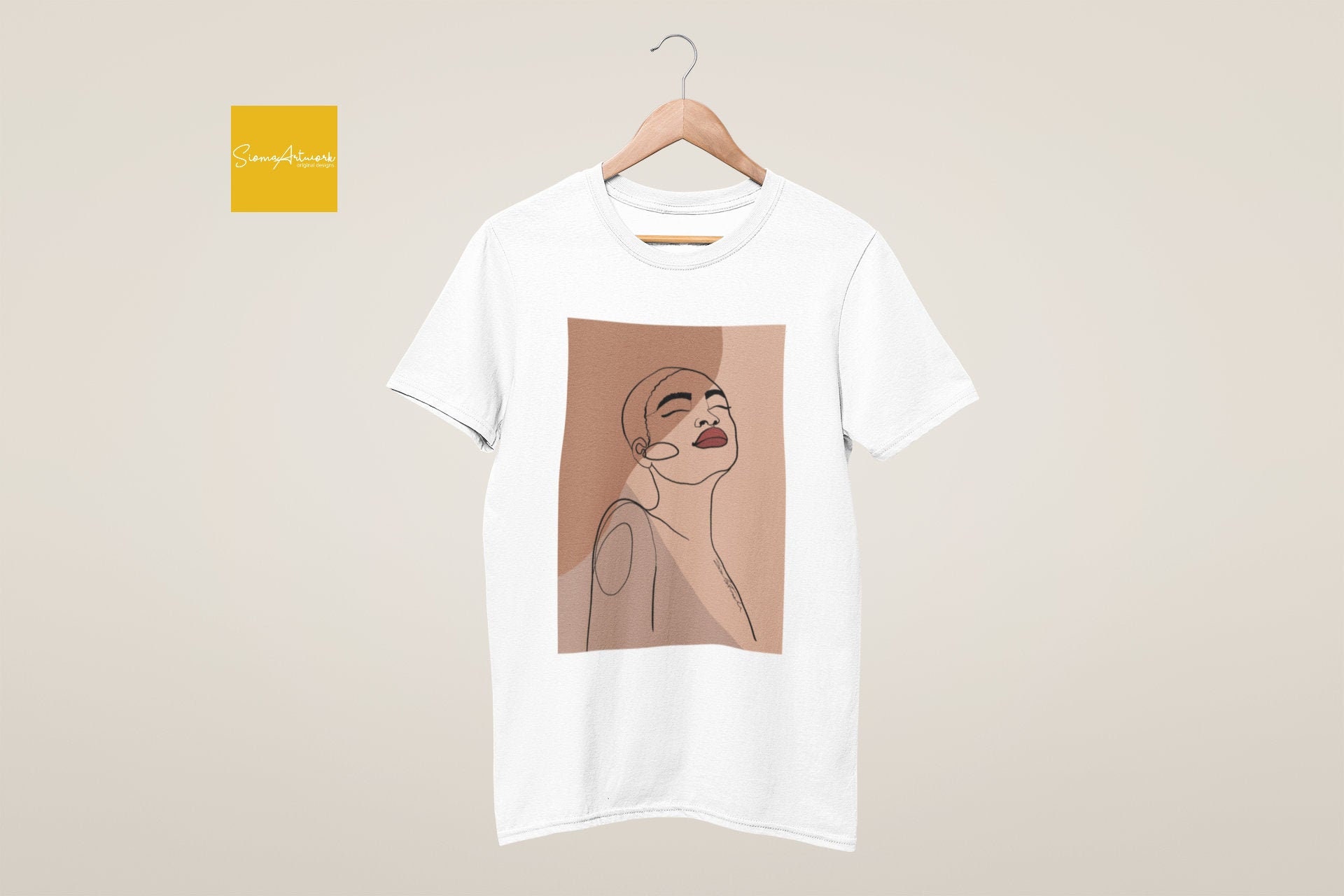 Art T-shirt Beige T-shirt Abstract Tshirtaesthetic Tee - Etsy