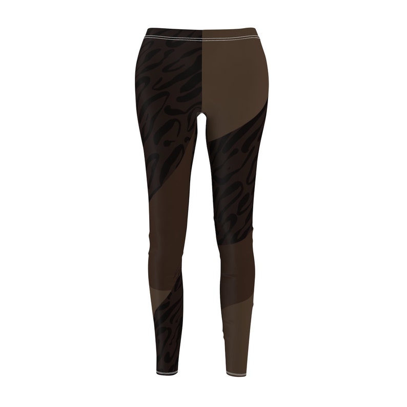 Colorful Leggings Yoga Pants Brown Trendy Leggings Home workout legging Art leggings Trendy Pants Workout clothes Yoga Leggings