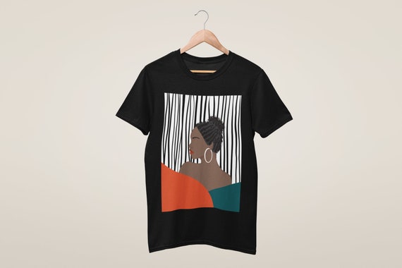 black t shirt art