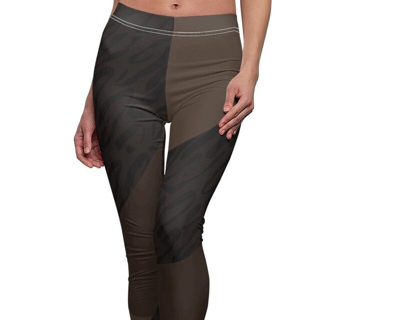 Colorful Leggings Yoga Pants Brown Trendy Leggings Home workout legging Art leggings Trendy Pants Workout clothes Yoga Leggings