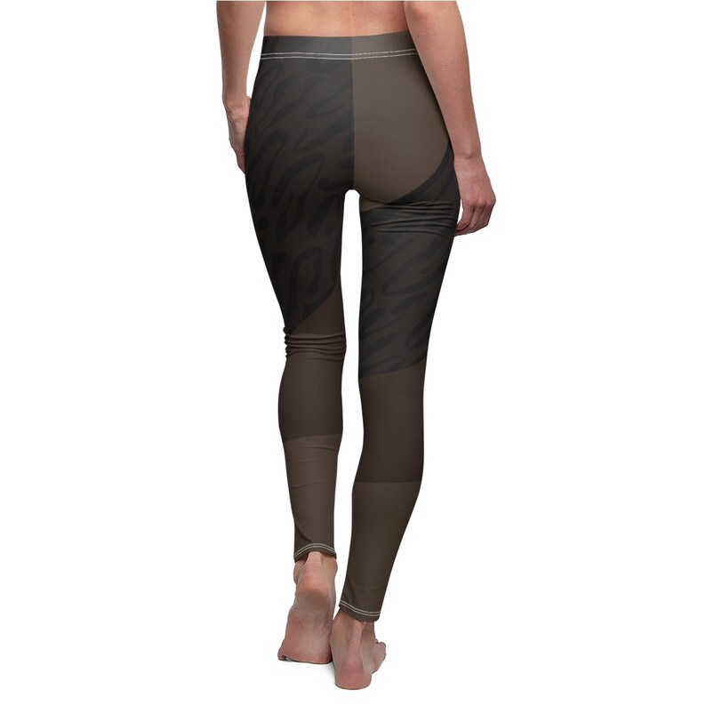 Colorful Leggings Yoga Pants Brown Trendy Leggings Home workout legging Art leggings Trendy Pants Workout clothes Yoga Leggings