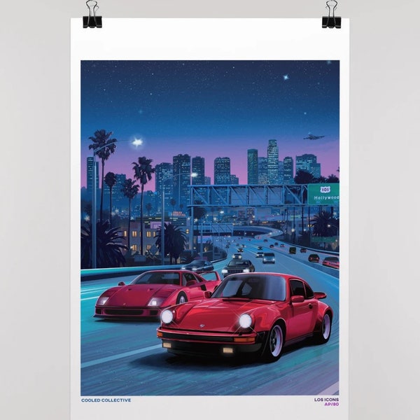 Retro Series #4 - “Los Icons” Poster (Limited, Signed and Numbered)