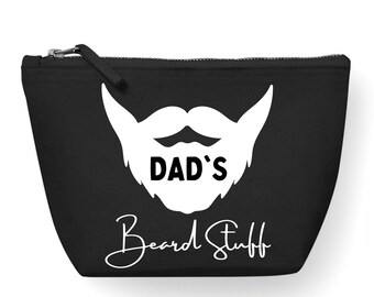 Black Moustaches Personalised Coin Purse