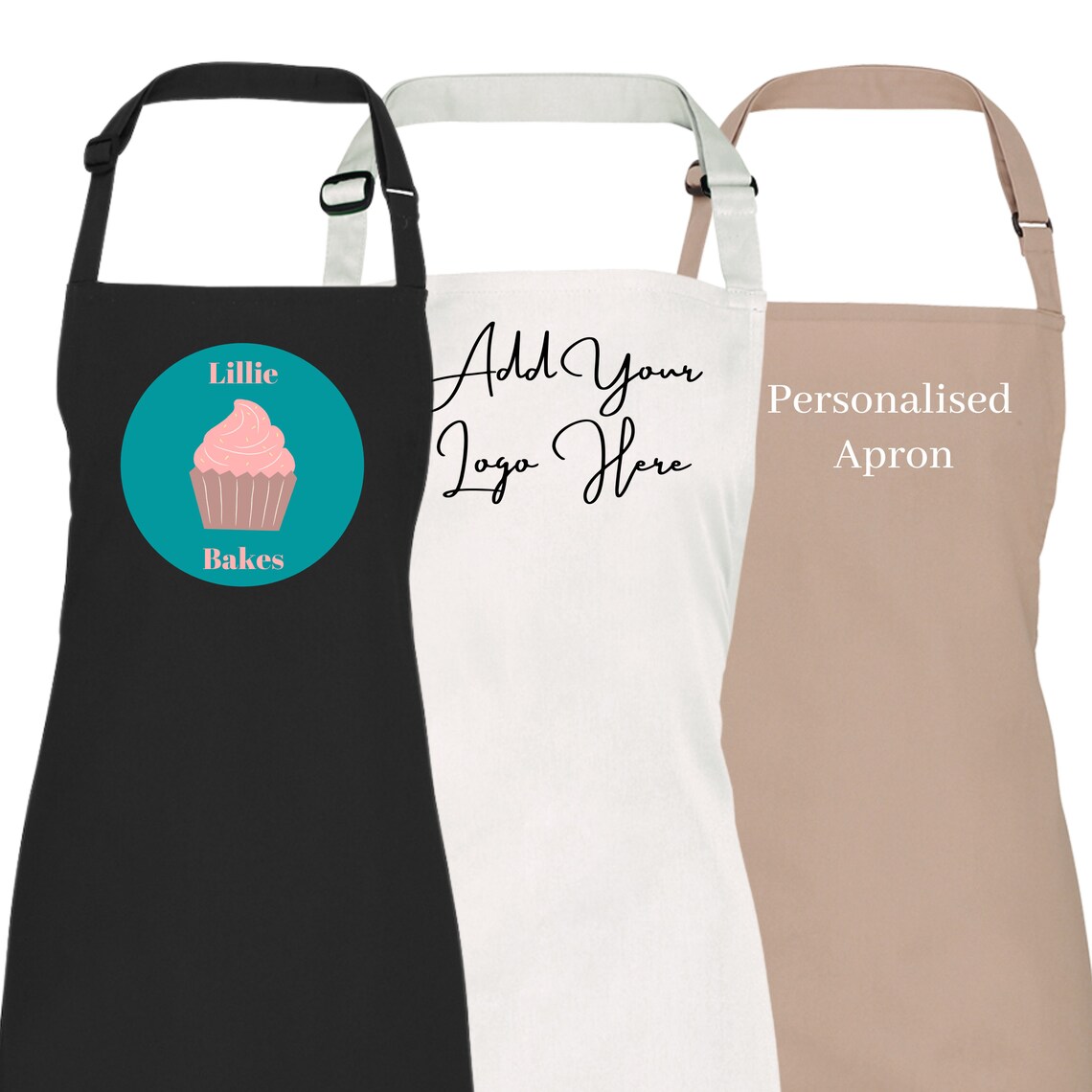 Personalised Apron Any Text or Logo Baking Gift Cooking Etsy