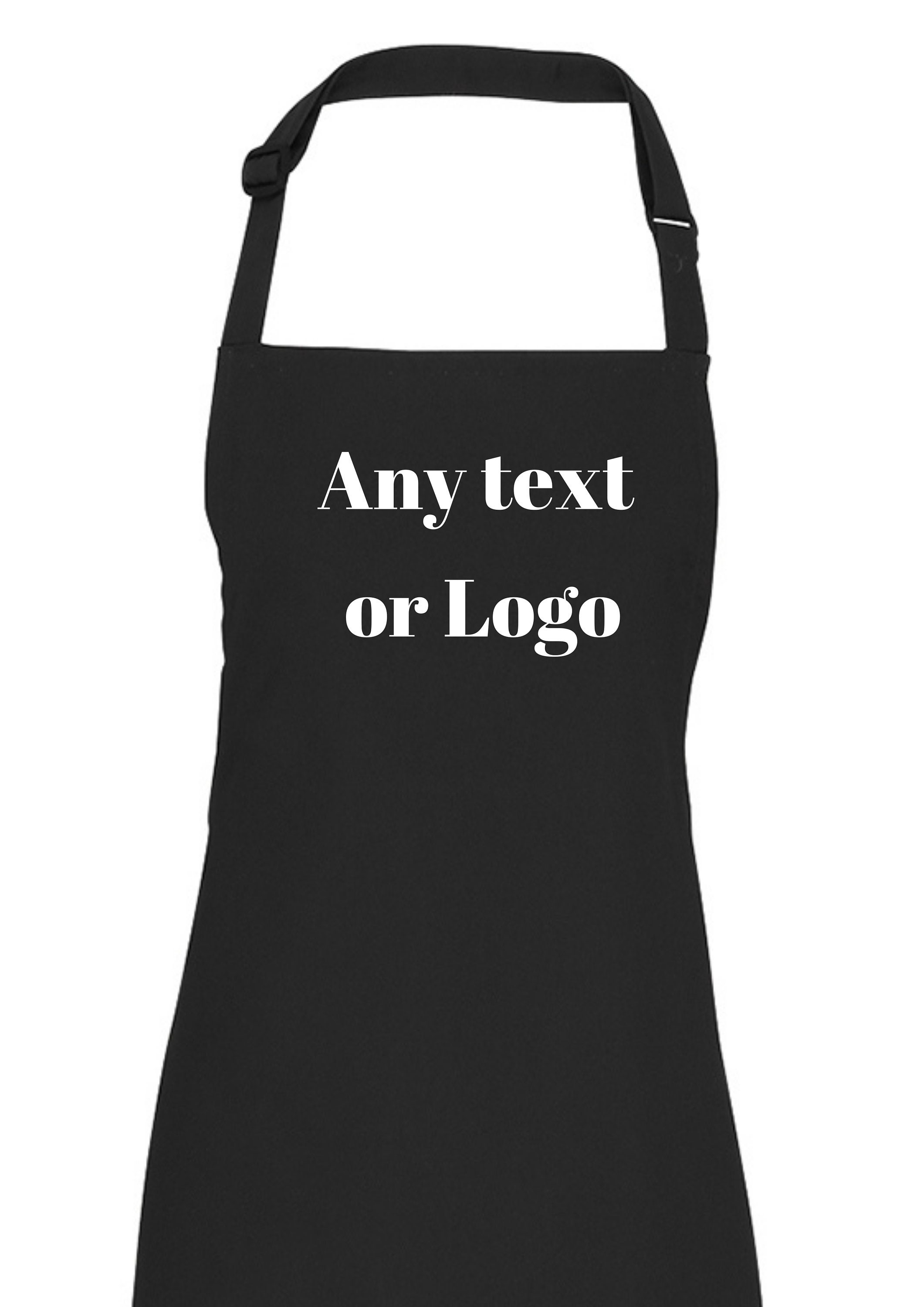 Personalised Apron Any Text or Logo Baking Gift Cooking Etsy