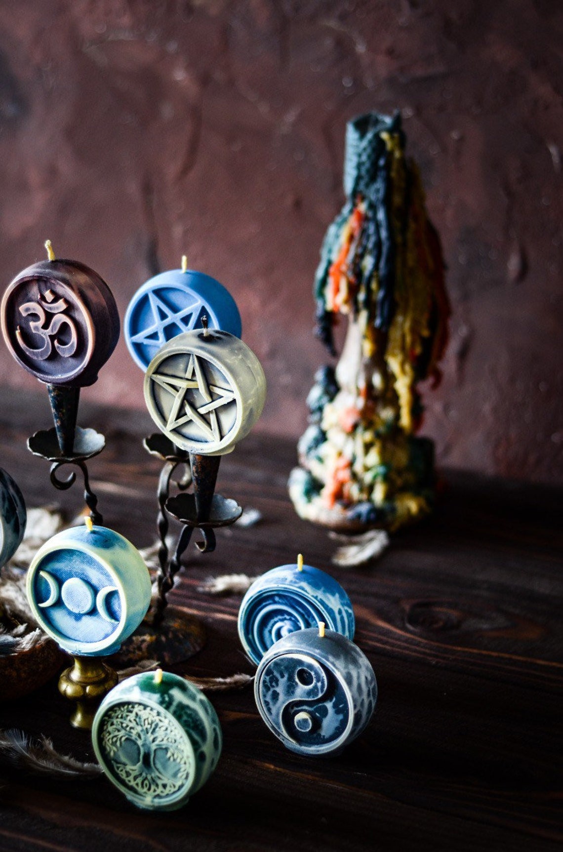 Silicone Mold the Star of Devil Candle Inverted Pentagram Etsy