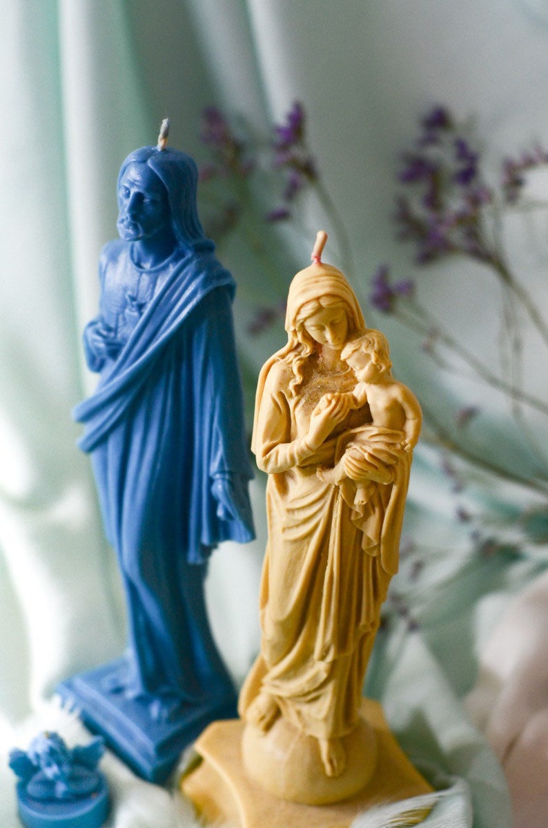 Silicone Mold the Jesus Christ Mold for Candles Resin Etsy