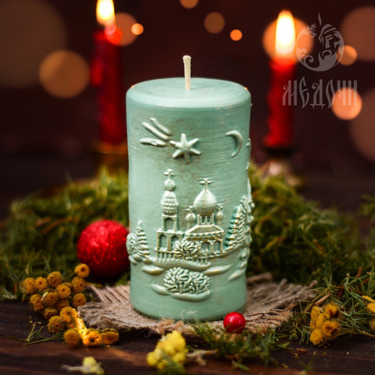 Mold for Candles Christmas candles classic cylinder candle Etsy