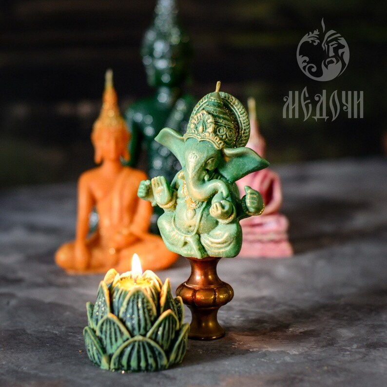 Silicon mold for candles. Candle Ganesh Mold of \u201cGanesha\u201d