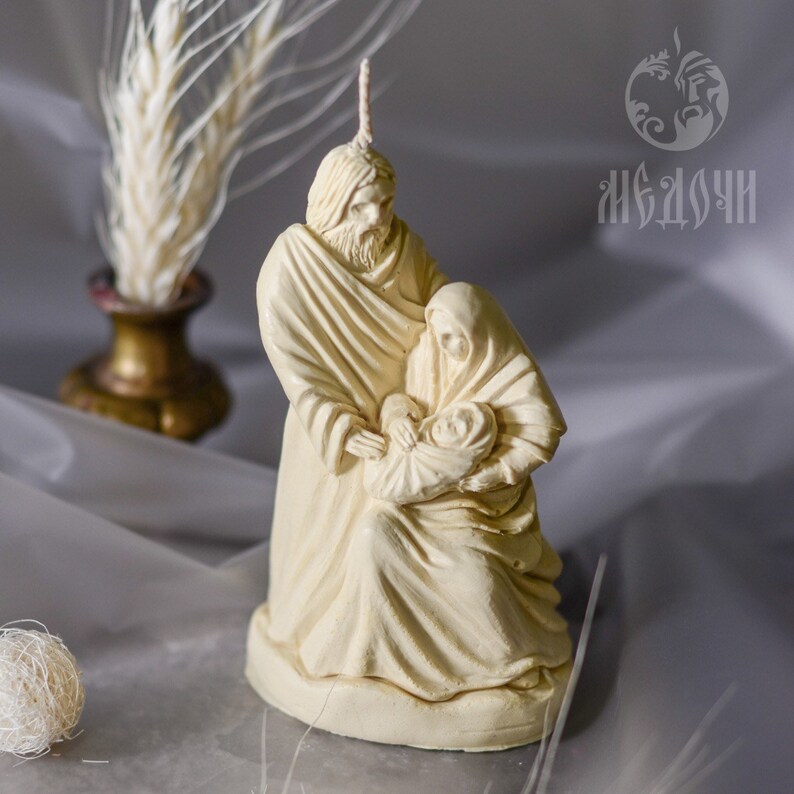 Family Mold Jesus Christ Virgin Mary Mold for Candles Etsy