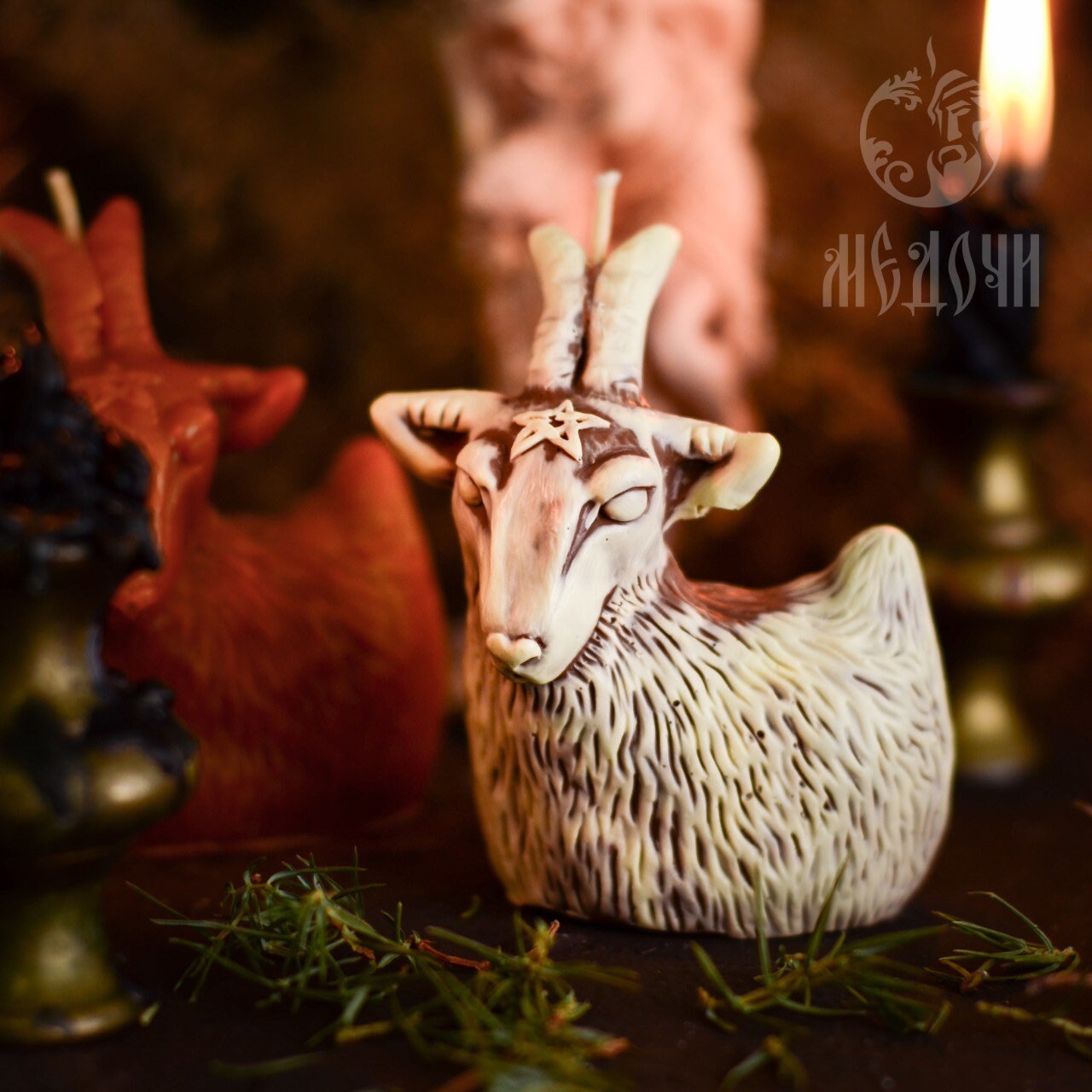 Devils goat silicone mold for candles/ resin/ soap Etsy