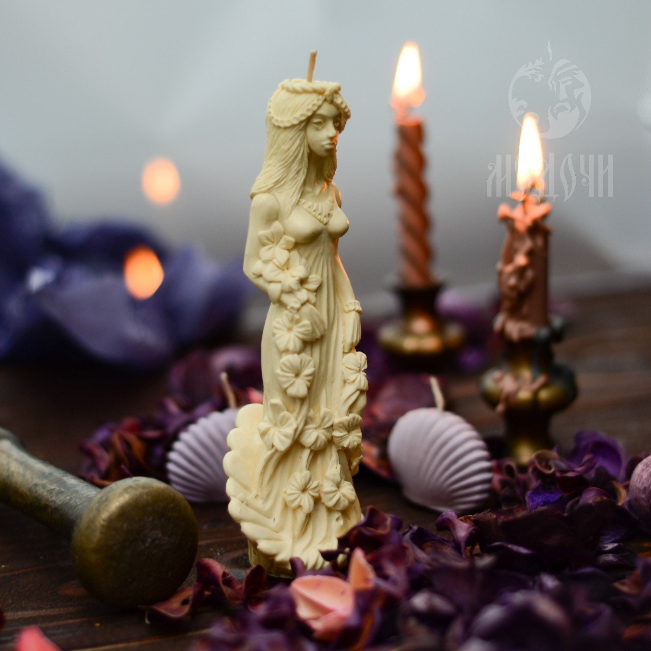 The goddess Aphrodite silicone mold for candles resin gypsum Etsy