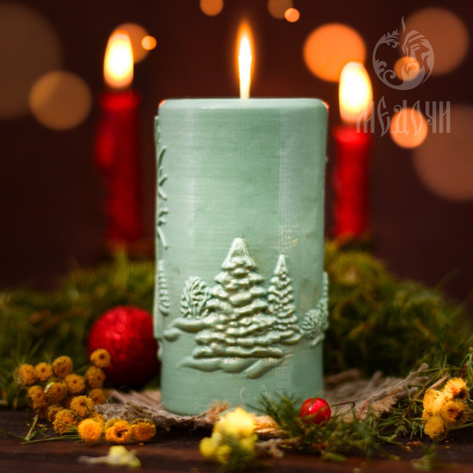 Mold for Candles Christmas candles classic cylinder candle Etsy