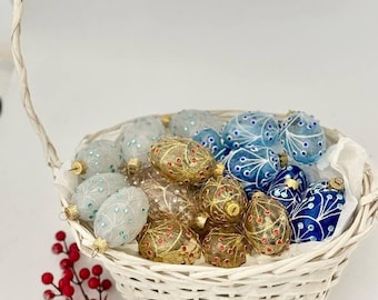 Easter Eggs ornaments, Easter hanging decor, Spring home decor, Easter Decoration, Housewarming gift, Easter gift