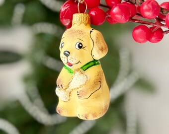 Labrador Christmas Ornament, Personalized Dog Gift, Golden Retriever Holiday Tree Decoration