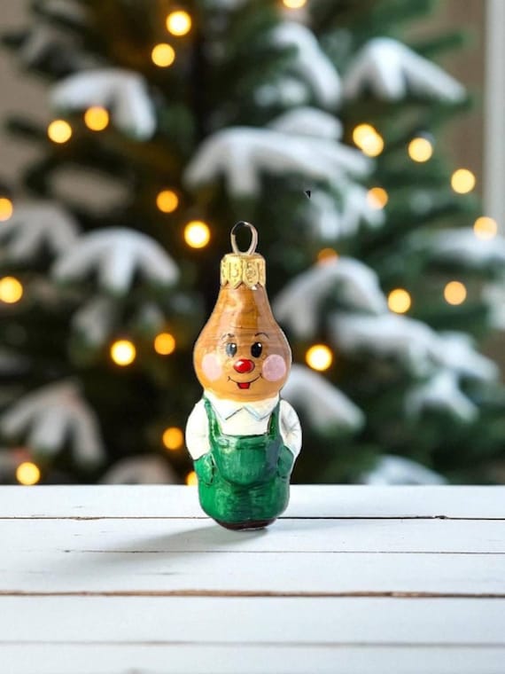 手描きガラスのチポリーノオーナメント：ヴィンテージクリスマスツリー